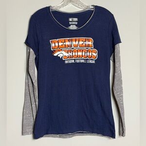 NFL Denver Broncos Women's Long Sleeve Tee Size Medium